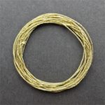 A coil of 4-ply gold lamé.