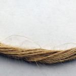 A photograph of a hank of our jute twine - the most popular option of our natural fibers.