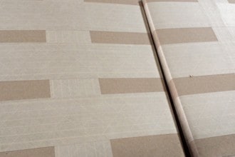 Photograph of our high-test cardboard cartons carefully sealed for shipment.