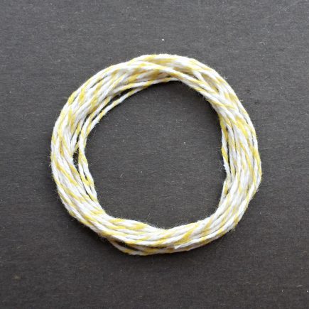 A coil of our yellow bakery twine.