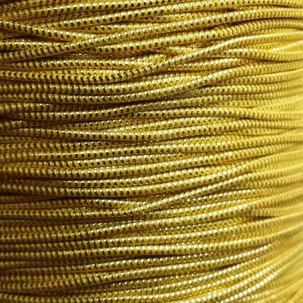 A spool of our gold metallic elastic.