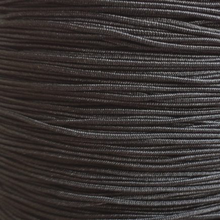 A spool of our black non-fray elastic.