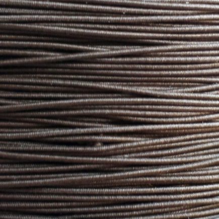 A spool of our brown non-fray elastic.