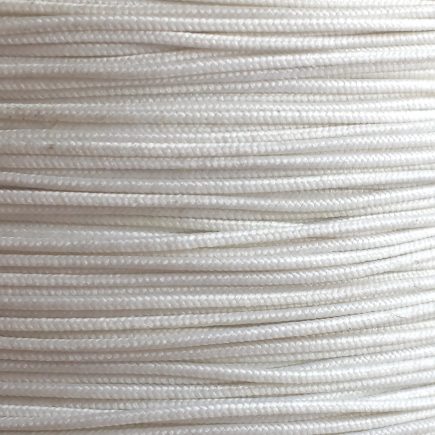 A spool of our white non-fray elastic.