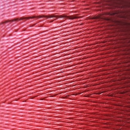 A spool of our red waxed cord.